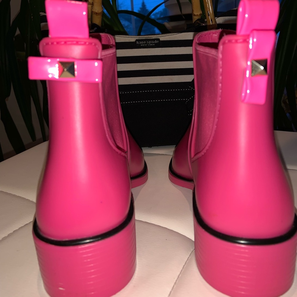 Cute Kate Spade ♠️ rain boot with purse - Picture 2 of 7